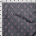 thumbnail image 3 of oneOone Cotton Poplin Fabric Leaves|Floral & Paisley Block Decor Fabric Printed BTY 56 Inch Wide, 3 of 4