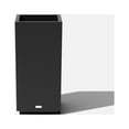 thumbnail image 1 of Veradek Block Series Pedestal Tall Plastic Planter - Black, 1 of 12