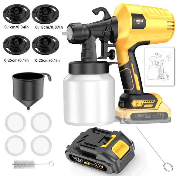 DGB Portable Electric Paint Sprayer, Handheld Spray Gun, Multi-Purpose Tool for Painting Furniture, Walls, and Outdoor Projects