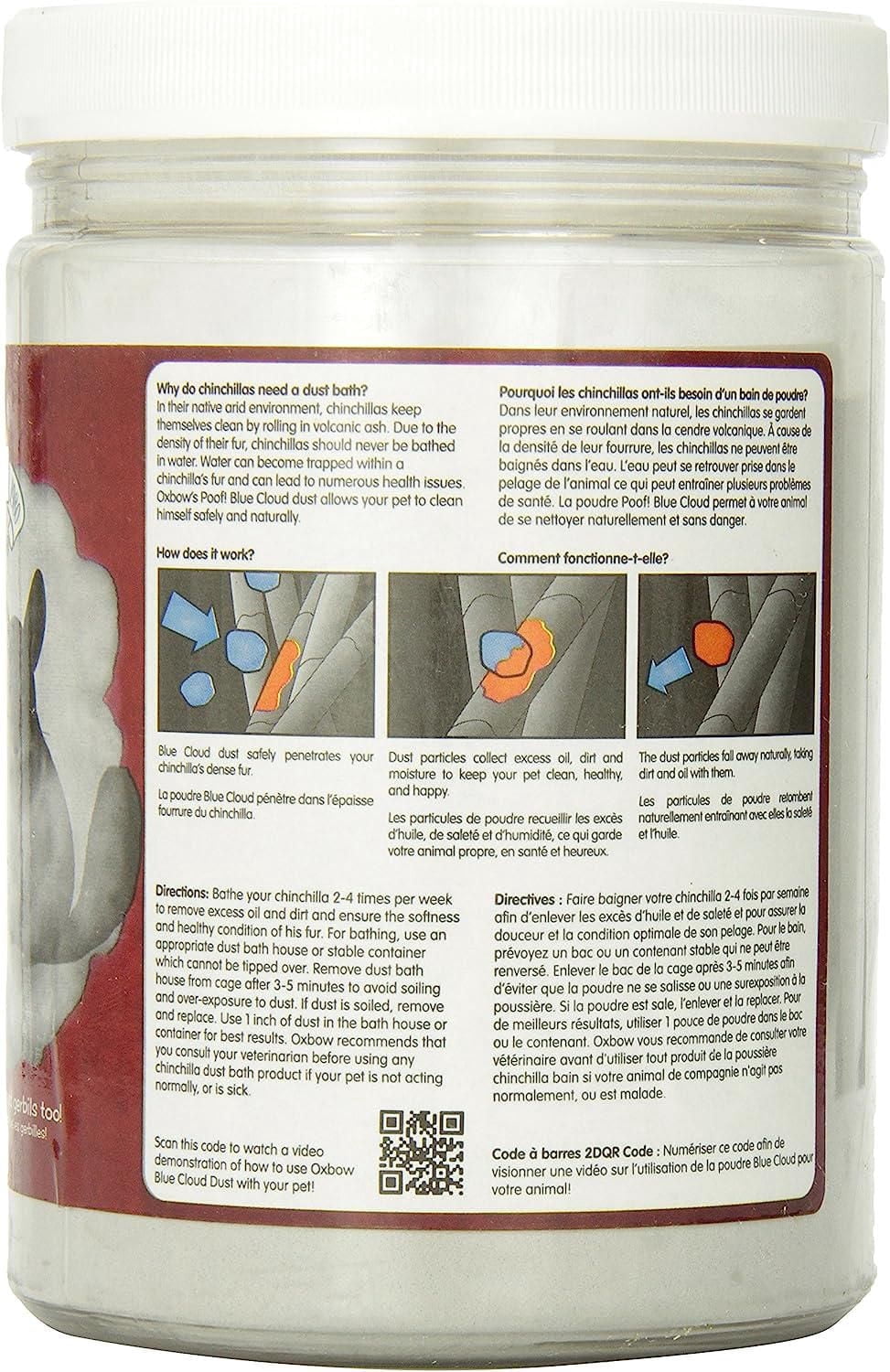OxBow Poof Blue Cloud Poudre pour Chinchilla 2.5lb