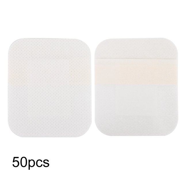 Greensen 50pcs/pack Waterproof Breathable Wound Dressing Patch Medical Sterile Tape Bandage , Dressing Patch, Waterproof Wound Patch