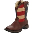 thumbnail image 2 of Lil Durango Kids Patriotic Western Flag Boot Brown/Union Flag - BT245, 2 of 7