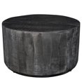 thumbnail image 1 of Table de salon en bois massif moderne rustique – gris vieilli, 1 of 4