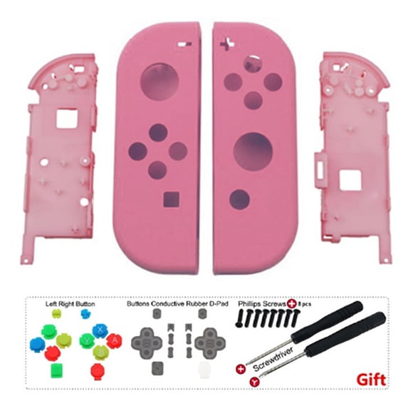 Boîtier de Manette Portative à Prise Tactile Douce avec Boutons Complets, Coque de Remplacement pour Console Nintendo Switch, Coque Non Incluse