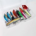 thumbnail image 3 of 8 Pcs Kit d'Appâts Durs pour la Pêche Minnow Popper Leurres Coulants pour Eau Douce/salée, 3 of 10