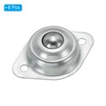 thumbnail image 3 of Unique Bargains Roller Ball Transfer Bearing 1/2' Load 15lbs Flange Mounted Carbon Steel Rotation Caster Unit, 6 Pack, 3 of 5