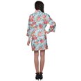 thumbnail image 4 of Moomaya Printed Kimono Robe For Girls Crossover Bathrobe Kimono Women Bathrobe, 4 of 5