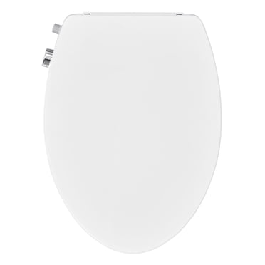Bidet Toilet Seat Elongated - Dual Nozzle Non-Electric, Self-Cleaning for Home Elderly RV