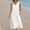 #035-Blue, variant on Roncen Cotton V Neck Summer Dresses for Women Casual Button Up A Line Swing Linen Sleeveless Midi Dress with Pockets