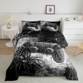 thumbnail image 2 of Erosebridal Boys Gamepad Bedding Twin Comforter Set,Video Game Down Comforter,Spider Web Decor,Reversible,2-Piece, 2 of 8