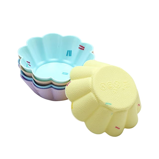 Silicone Baking Cups Muffin Baking Mould for 20 Pack Silicone Muffin Cup and Small Cake Cup Silicone Muffin Cups for Baking Square Silicone Baking Cups