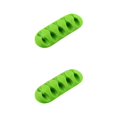 thumbnail image 1 of braveheart Silicone Cable Winder Desktop Management Clip Cable Holders Cable Organizer Good green 2Set, 1 of 6