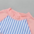 thumbnail image 4 of Zwiiyzr 2025 Filles Enfants Maillot de Bain 2 Pcs Imprimé Floral Haut anti-UV à Manches Longues et Pantalon Long avec Jupe Combinaison anti-UV Protection Uv Tenue de Plage Maillot de Bain 3-11 Ans Rose, 4 of 8