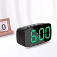 thumbnail image 4 of Digital Battery/ 2 Brightness Snooze Display Clock for Bedroom Home Bedside Elderly Kids - Red Light, 4 of 7