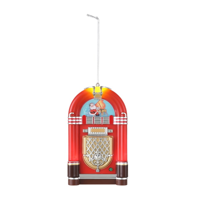 Mr. Christmas Mini-ornement jukebox, rouge