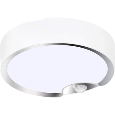 TOOWELL Motion Sensor Ceiling Light Battery Operated Indoor LED Closet Light 300LM White