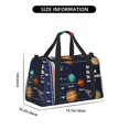 thumbnail image 3 of Vsdgher Solar System Pattern Unisex Hand Travel Bag,Foldable Travel Duffel BagsTravel Essentials Sport Gym Bag,Overnight Travel Duffel Bag with Adjustable Strap, 3 of 7