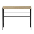 thumbnail image 2 of Pemberly Row Wood & Metal Frame Computer Desk in Sonoma Oak/Black, 2 of 5