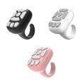 thumbnail image 3 of Baohd Bluetooth Controller For Remote Liking And Page Flipping On Phone Selfies Video Scrolling Controller Pink, 3 of 6