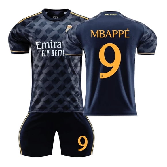 2024 New Mens/Kids #9 Mbappe Soccer Jerseys Kit Fashion Sports T-Shirt