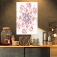 thumbnail image 1 of Full Bloom Fractal Flower in Pink - Large Flower Canvas Wall Art, 1 of 3