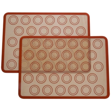 Tapis de Cuisson en Silicone - Plaque à Biscuits Antiadhésive, Doublure de Tapis Macaron pour Moules à Pâtisserie et Roulage, Moule de Cuisson Parfait