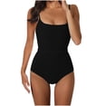 thumbnail image 1 of LSLJS Maillots de Bain une-Pièce pour Femmes à Dos à Lanières, Couleur Unie, avec Ceinture, Bikini Robe de Bain, Maillots de Bain une-Pièce pour Femmes, 1 of 6