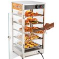 thumbnail image 1 of KFFKFF 5-Tier Commercial Food Warmer Display, 800W Food Display Warmer with LED Light, Adjustable Shelf and Stainless Steel Frame, 86℉~185℉ Air Heating, 60L, 1 of 9