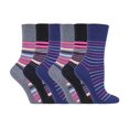 thumbnail image 1 of Gentle Grip - 6 Pairs Ladies Gentle Grip Non Elastic Crew Socks, 1 of 2