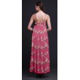 thumbnail image 4 of Bimba Robe de Soirée Longue Maxi Dos Nu à Bretelles Spaghetti Imprimée en Rayonne pour Femmes - Grande Taille, 4 of 4