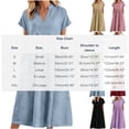 thumbnail image 4 of justHIGH Robe Midi en Coton et Lin pour Femme 2026 Été à Manches Courtes Décontractée Robes Plissées Ligne A Robe de Plage avec Poches Bordeaux,TTG, 4 of 7