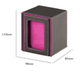 thumbnail image 4 of Card Storage Box for Trading Cards, Card Deck Box with Display Window Card Deck Case Red,1 x Card Deck Case,Red, 4 of 8