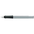 thumbnail image 3 of Faber-Castell 140992 Grip 2011 Silver Fountain Pen, Extra Fine, 3 of 4