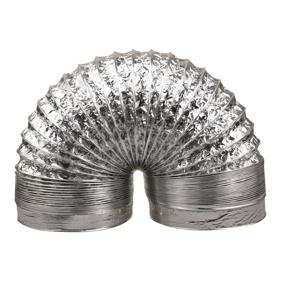 CHUANK Tuyau de Ventilation de Sécheuse 7” 10 Pieds Conduit Flexible en Aluminium pour CVC