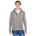 thumbnail image 1 of J America Adult Triblend Full-Zip Fleece Hood, 1 of 4