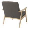 thumbnail image 3 of Weldon Chair in Klein Charcoal Gray Fabric with Brushed Finished Frame, 3 of 4