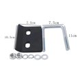 thumbnail image 2 of Universal U-Bolt Anti-Rattle Stabilizer Lock Heavy Duty Hitch Tightener Clamp Towing Damper Coupler For Trailer Truck Bike Racks ,Easy to Use, 2 of 6