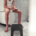 thumbnail image 4 of KAKOWELY 2pcs Foot Stool Plastic Step Stool Bathroom Stepping Foot Stool Toilet Step Stool,8.07X"X7.68"X6.3", 4 of 5