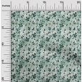 thumbnail image 2 of oneOone Rayon Dark Green Fabric Floral & Greenery Sewing Material Print Fabric By The Yard 56 Inch Wide-UI, 2 of 5