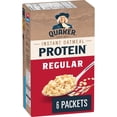 thumbnail image 1 of Quaker Protein Instant Oatmeal, Regular, 6 packets., 1 of 12