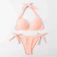 thumbnail image 4 of Birdeem Mode Aguichant Femmes Bikini Uni Rehausseur Rembourré Maillot de Bain Ensemble, 4 of 6