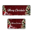 thumbnail image 2 of Dvkptbk 2 Pcs Christmas Kitchen Rugs and Mats for Floor Non-Slip Backing Mat Merry Christmas Kitchen Decor Anti Fatigue Kitchen Rug Sets Xmas Decor (15.7"x23.6"+15.7"x47.2") Christmas Decorations, 2 of 5