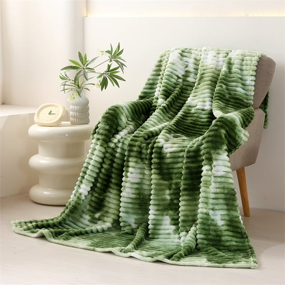 Aodebiao Plush Velvet Throw Blanket, Super Soft, Fluffy and Warm Blankets for Couch, Bed, Suitable for All Seasons