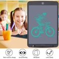 thumbnail image 2 of 12 Inches LCD Tablet Writing Handwriting Board Drawing Board Doodle with Pen Erasable Reusable Writing Pad, Mini Learning Educational Toy, Paper Saving Tool For Home/School Gifts for Kids 1Pack(Black), 2 of 6