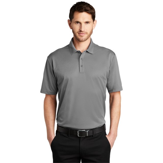 Port Authority Polo Performance en Soie Chinée pour Hommes - K542