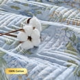 thumbnail image 4 of Kingrest Cotton Quilt Set Twin Size, Lightweight Pattern Comforter Set, Oversized Bedspread Coverlet Quilted Bedding Set, 4 of 9