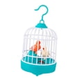 thumbnail image 2 of Electronic Simulation Bird Cage Toy Realistic for Office Education Preschool Blue, 2 of 8