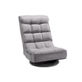 thumbnail image 1 of VEVOR Chaise de Jeu au Sol Pivotante à 360° avec 4 Positions Réglables Chaise de Sol Pliante, 1 of 9