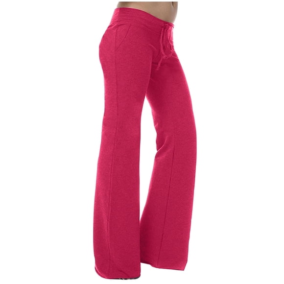 Womens Yoga Leggings Womens Tall Leggings Women's Activewear Leggings Womens Wide Leg Yoga Pants High Waisted Workout Pants for Women Hot Pink XL