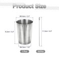 thumbnail image 2 of Uxcell Stainless Steel Cocktail Picks with Storage Cup for Drinks Events 16, 2 of 6